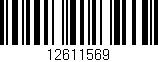 Código de barras (EAN, GTIN, SKU, ISBN): '12611569'