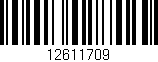 Código de barras (EAN, GTIN, SKU, ISBN): '12611709'