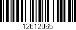 Código de barras (EAN, GTIN, SKU, ISBN): '12612065'