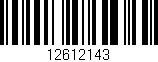 Código de barras (EAN, GTIN, SKU, ISBN): '12612143'