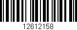 Código de barras (EAN, GTIN, SKU, ISBN): '12612158'