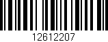 Código de barras (EAN, GTIN, SKU, ISBN): '12612207'