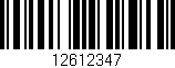 Código de barras (EAN, GTIN, SKU, ISBN): '12612347'