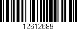Código de barras (EAN, GTIN, SKU, ISBN): '12612689'