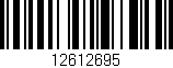Código de barras (EAN, GTIN, SKU, ISBN): '12612695'