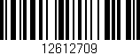 Código de barras (EAN, GTIN, SKU, ISBN): '12612709'