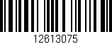 Código de barras (EAN, GTIN, SKU, ISBN): '12613075'