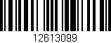Código de barras (EAN, GTIN, SKU, ISBN): '12613099'