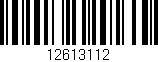 Código de barras (EAN, GTIN, SKU, ISBN): '12613112'