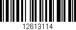 Código de barras (EAN, GTIN, SKU, ISBN): '12613114'