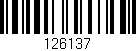 Código de barras (EAN, GTIN, SKU, ISBN): '126137'