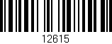 Código de barras (EAN, GTIN, SKU, ISBN): '12615'