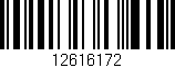 Código de barras (EAN, GTIN, SKU, ISBN): '12616172'