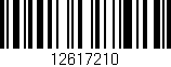 Código de barras (EAN, GTIN, SKU, ISBN): '12617210'