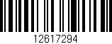 Código de barras (EAN, GTIN, SKU, ISBN): '12617294'