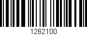 Código de barras (EAN, GTIN, SKU, ISBN): '1262100'