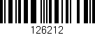 Código de barras (EAN, GTIN, SKU, ISBN): '126212'