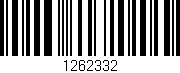 Código de barras (EAN, GTIN, SKU, ISBN): '1262332'