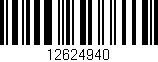 Código de barras (EAN, GTIN, SKU, ISBN): '12624940'
