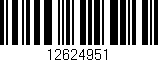 Código de barras (EAN, GTIN, SKU, ISBN): '12624951'