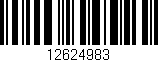 Código de barras (EAN, GTIN, SKU, ISBN): '12624983'