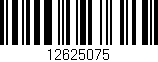 Código de barras (EAN, GTIN, SKU, ISBN): '12625075'