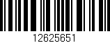 Código de barras (EAN, GTIN, SKU, ISBN): '12625651'