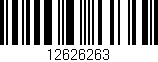 Código de barras (EAN, GTIN, SKU, ISBN): '12626263'