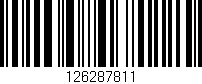 Código de barras (EAN, GTIN, SKU, ISBN): '126287811'