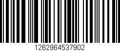 Código de barras (EAN, GTIN, SKU, ISBN): '1262964537902'