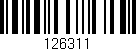 Código de barras (EAN, GTIN, SKU, ISBN): '126311'
