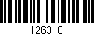 Código de barras (EAN, GTIN, SKU, ISBN): '126318'