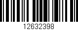 Código de barras (EAN, GTIN, SKU, ISBN): '12632398'