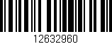 Código de barras (EAN, GTIN, SKU, ISBN): '12632960'