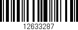 Código de barras (EAN, GTIN, SKU, ISBN): '12633287'