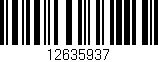 Código de barras (EAN, GTIN, SKU, ISBN): '12635937'