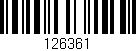 Código de barras (EAN, GTIN, SKU, ISBN): '126361'