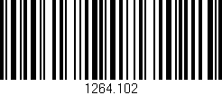 Código de barras (EAN, GTIN, SKU, ISBN): '1264.102'
