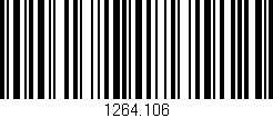 Código de barras (EAN, GTIN, SKU, ISBN): '1264.106'