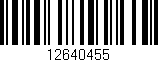 Código de barras (EAN, GTIN, SKU, ISBN): '12640455'