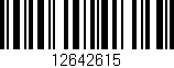 Código de barras (EAN, GTIN, SKU, ISBN): '12642615'