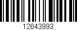 Código de barras (EAN, GTIN, SKU, ISBN): '12643993'