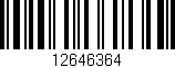 Código de barras (EAN, GTIN, SKU, ISBN): '12646364'