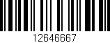 Código de barras (EAN, GTIN, SKU, ISBN): '12646667'