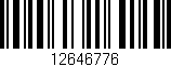 Código de barras (EAN, GTIN, SKU, ISBN): '12646776'