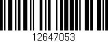 Código de barras (EAN, GTIN, SKU, ISBN): '12647053'
