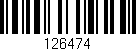 Código de barras (EAN, GTIN, SKU, ISBN): '126474'
