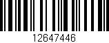 Código de barras (EAN, GTIN, SKU, ISBN): '12647446'