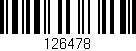 Código de barras (EAN, GTIN, SKU, ISBN): '126478'