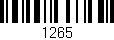 Código de barras (EAN, GTIN, SKU, ISBN): '1265'